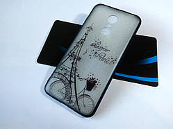 Чохол із чорним малюнком ПАРИЖ для Xiaomi Redmi 5 Plus