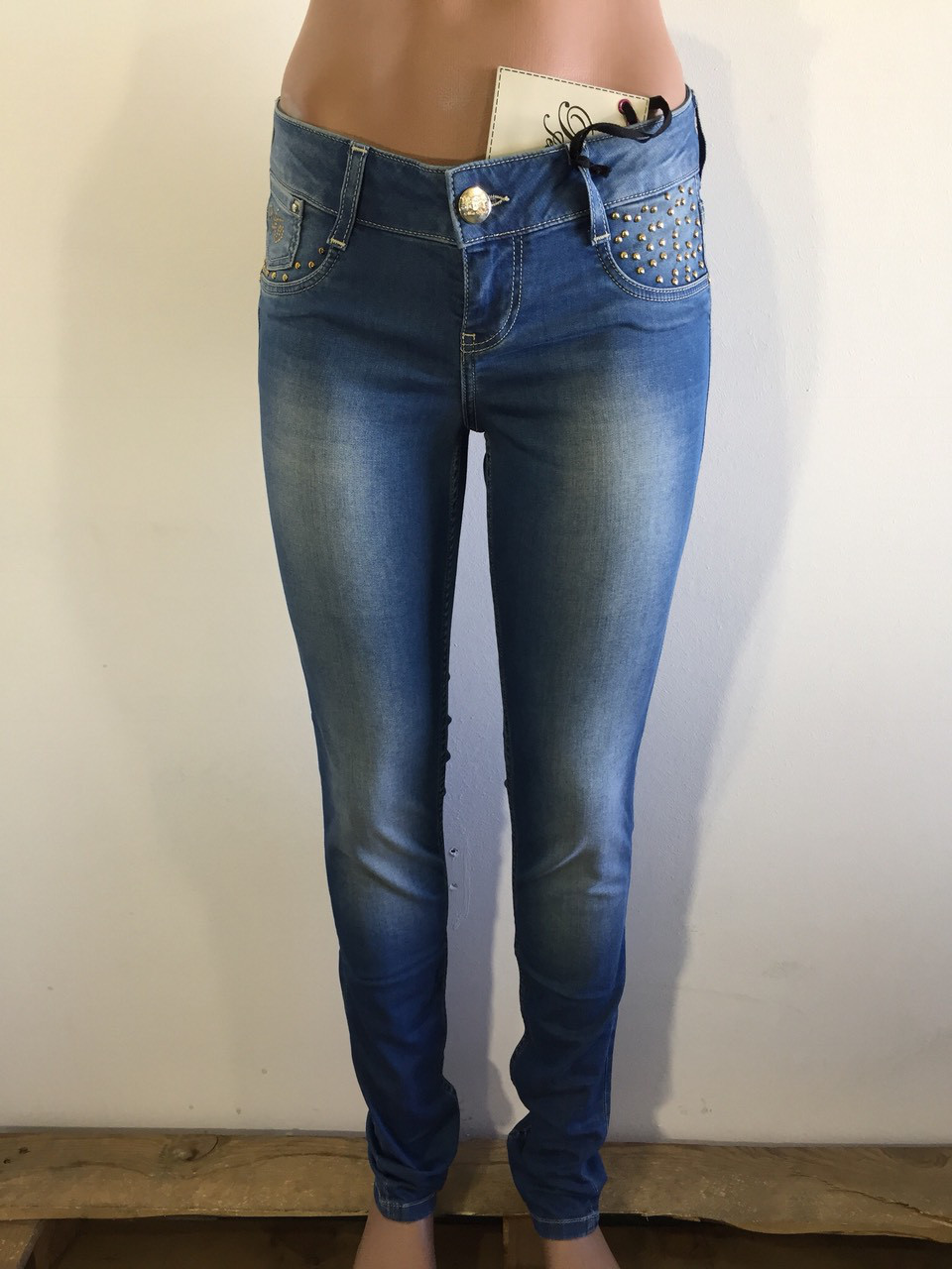 Джинси жіночі 015257 сині 25, 26