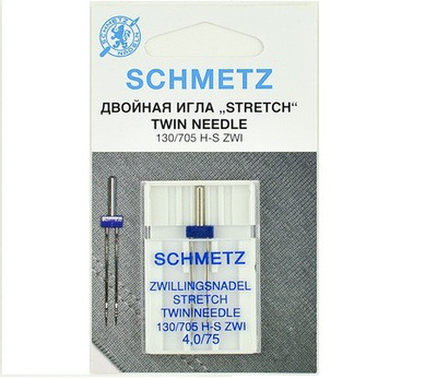 Голка Twin stretch 130/705 H-S ZWI для еластичних тканин
