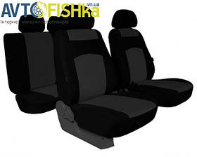 Чехлы NIKA универсальні  Темно Сірі  (зад. спинка роздільна)