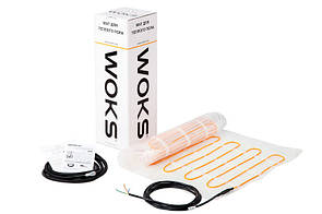 WoksMat 160 0.5 м2 80 Вт двожильний нагрівальний мат воксмат електрична тепла підлога під плитку