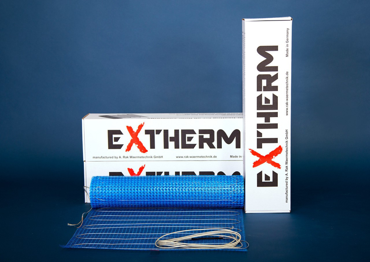 Нагрівальний мат (тепла підлога) під плитку та ламінат Extherm ETL-600-200 (6,0м2)