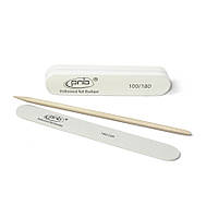 Індивідуальний набір для манікюру PNB (міні пилка + міні баф +апельсинова паличка)