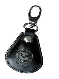 Шкіряний брелок для ключів Mazda Новий Оригінальний , фото 1