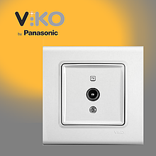 Розетка ТВ VIKO Linnera Біла