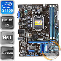 Материнська плата Asus P8H61-M LX3 R2.0 (1155 • H61 • 2xDDR3) БУ