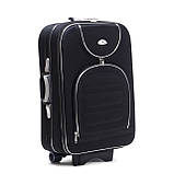 Чемодан дорожній Suitcase 801 великий чорний, фото 3