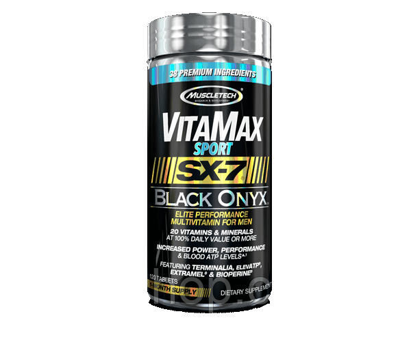 Вітаміни для чоловіків MuscleTech VitaMax Sport SX-7 Black Onyx for Men 120 таб.