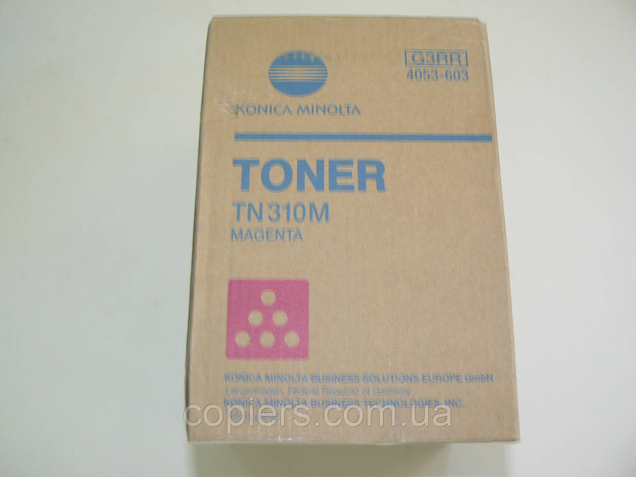 Тонер картридж TN310 magenta оригінал, bizhub c350/c450/c351, tn-310, фото 1