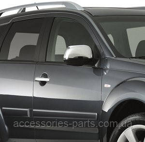 Накладки на дзеркала хромовані Mitsubishi Нові Оригінальні , фото 1