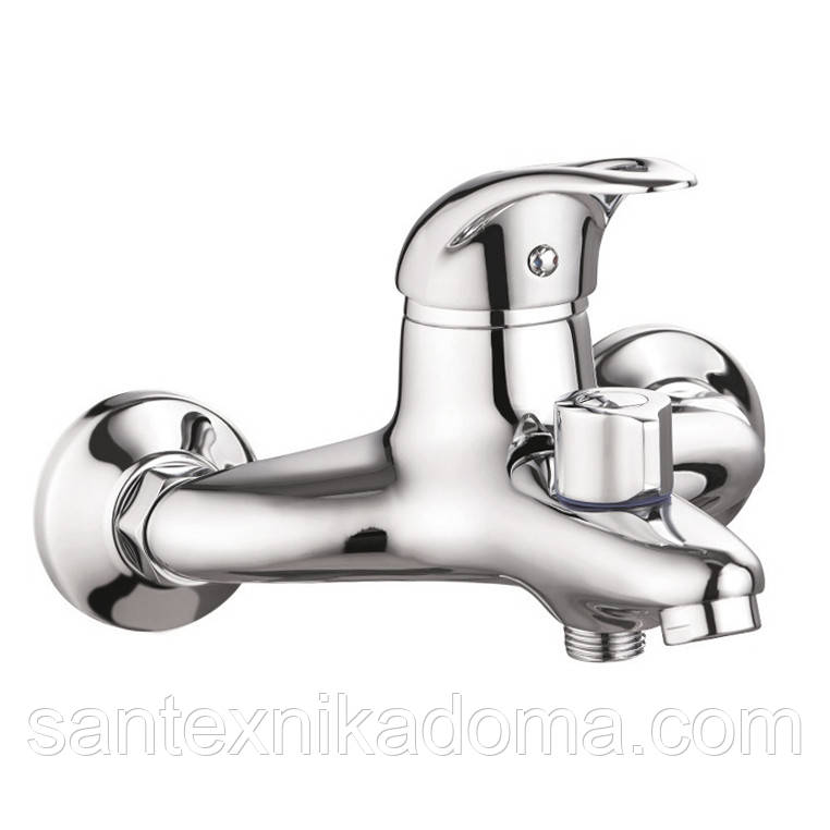 Змішувач для ванни короткий гусак литий ZEGOR (TROYA) NHK-3