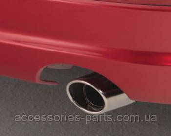 Насадка на глушник хромована Mitsubishi Lancer 2007+ Нова Оригінальна , фото 1