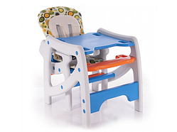 Стільчик-трансформер для годування Bambi HZ 502 Помаранчево-блакитний