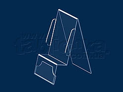 Акрилова підставка під мобільний телефон із цінником