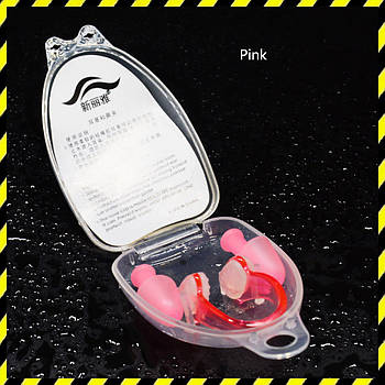 Бервуха для плавання Silenta Razor з кліпсою, pink (верх м'які)