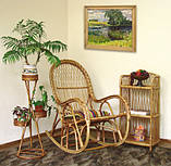 Крісло-гойдалка КК-4/3 плетене з лози для вітальні, фото 2