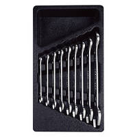 Набір ріжкових ключів у ложементі (6-27 мм), 9 предметів T40593 AmPro