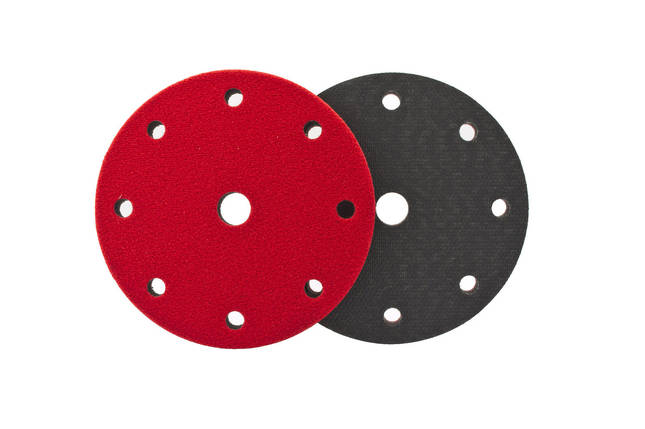 Підкладка на 9 отворів для оправки - Flexipads Soft interface pad GRIP 9 hole 150х12 мм. 6" сіра (32720), фото 2