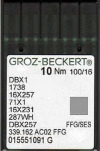 Иглы промышленные DB-1 Groz-beckert с тонкой колбой - фото 4 - id-p32732510