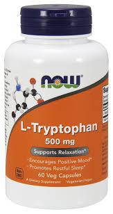 Амінокислоти NOW Foods L-Tryptophan 500mg caps 60