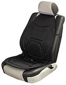 Накидка на сидіння з підігрівом H-96035 BK висока