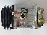 Компресор кондиціонера універсальний, аналог SANDEN, 7Н15, А2, 12 V, ACTECmax, фото 4