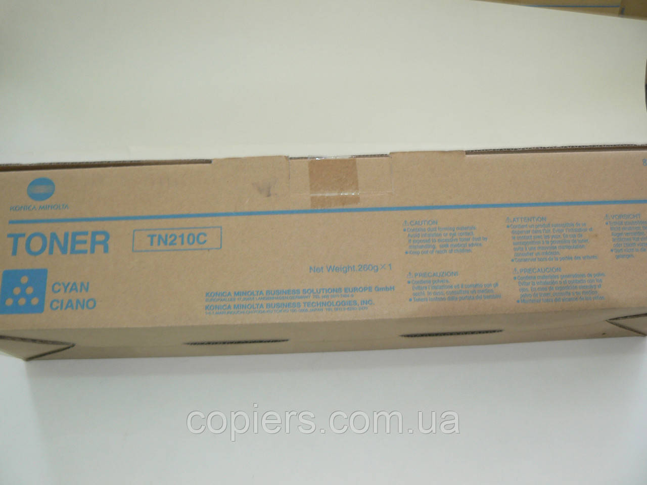 Тонер картридж TN210С, M,Y Konica Minolta bizhub c250/C 252, оригінал, tn210c,m ціна за 1 шт.