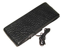 Оплетка на кермо чорна перфорована зі шнурком