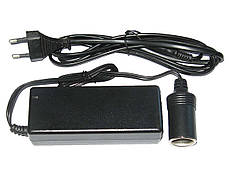 Перетворювач напруги 220V-12V /6A з гніздом прикурювача