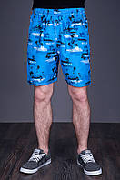 Чоловічі пляжні шорти (плащівка), блакитного кольору