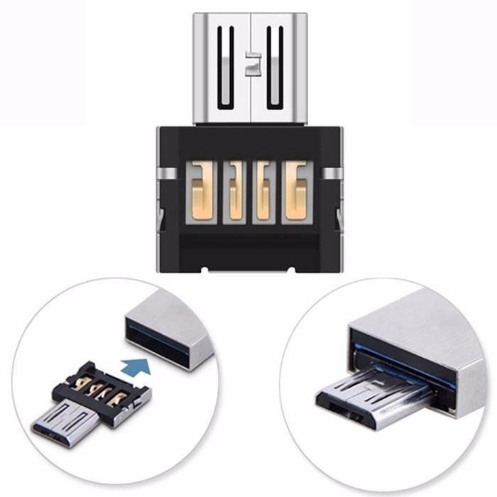 Міні OTG USB 2.0 MicroUSB Адаптер ОТМ Перехідник Андроїд 