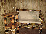 Бамбуковий диванчик і столик, фото 2
