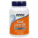 Рыбий жир NOW Foods Cod Liver Oil 1000mg 90 softgel