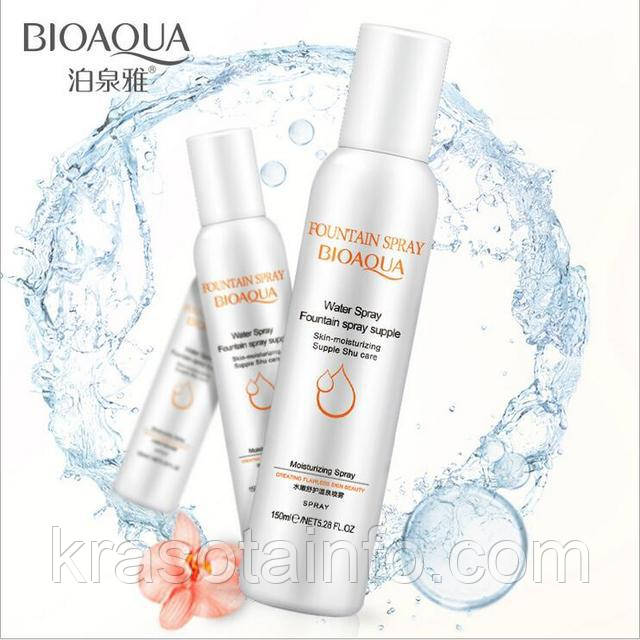Термальна вода Зволожувальний спа спрей для обличчя BIOAQUA Moisturizing Fountain Spray
