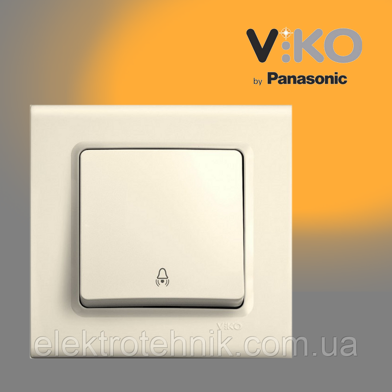 Кнопка дзвінка VIKO Linnera Крем