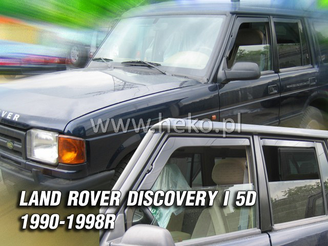 Дефлектори вікон (вітровики) LAND ROVER DISCOVERY - 5D 1990 – 1998R (Heko)