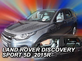 Дефлектори вікон (вітровики) Land Rover Discovery Sport 5d 2014+ (HEKO)