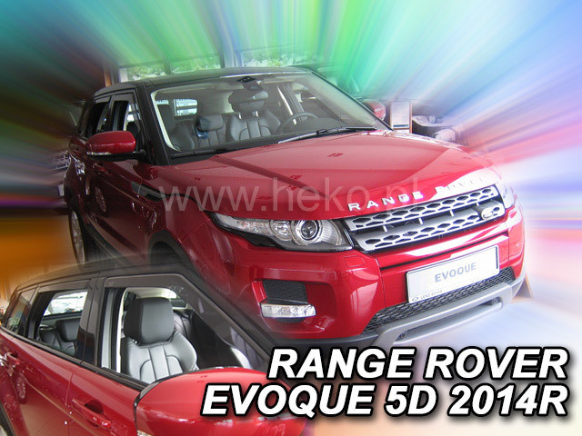 Дефлектори вікон (вітровики) LAND ROVER RANGE ROVER EVOQUE - 5D 2011R-> (Heko)