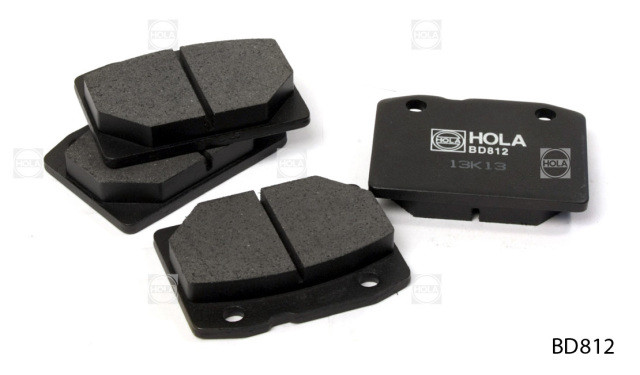 Колодка гальмівна ВАЗ 2101, 2103, 2106, 2107 передня (комплект 4 шт) (пр-во HOLA, Нідерланди), фото 1