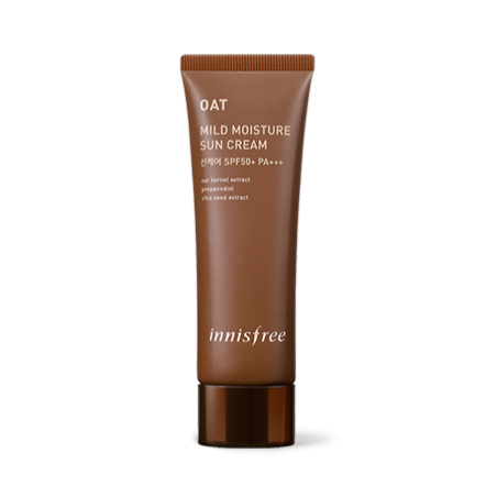 Innisfree Oat Mild Moisture Sun Cream SPF 50 Сонцезахисний крем з екстрактом вівса