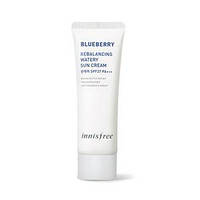 Innisfree Blueberry Rebalancing Watery Sun Cream SPF45 Солнцезащитный крем для комбинированной кожи