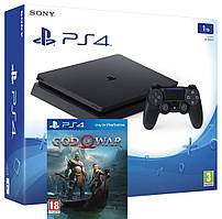 Ігрова приставка Sony PlayStation 4 Slim 1 TB + гра God of War 4