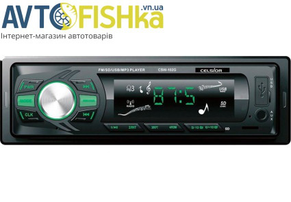Автомагнітола CELSIOR CSW-102G (зеленая)