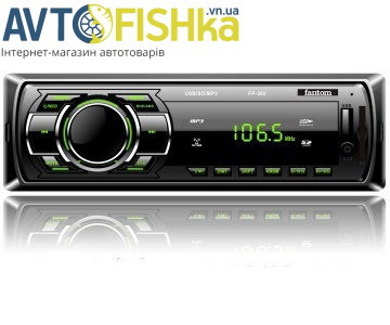 Автомагнітола Fantom FP-302 Black/Green