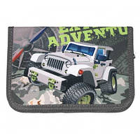 Пенал "Military jeep" No18152 (1 відділ, 2 закоти)