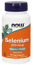 Вітаміни NOW Foods Selenium 200mcg 90 caps