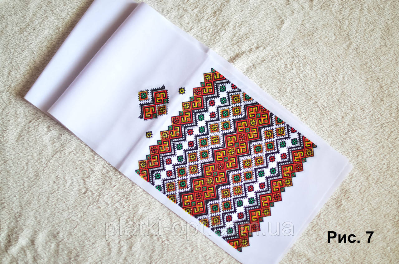 Рушник з орнаментом (з глітером) 1.2 м (від 10 штук)