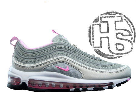 Жіночі кросівки Nike Air Max 97 OG QS Silver/Pink 884421-202, фото 1