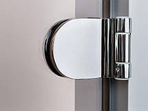 Алюмінієві двері для хамаму бронза 70/190 алюміній, фото 2