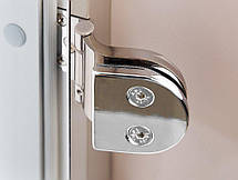 Алюмінієві двері для хамаму бронза 70/190 алюміній, фото 3